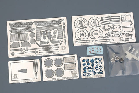 ホビーデザイン HD02-0374 1/24 日産 GT-R(R35) ディティールアップセット(タミヤ用)（エッチングパーツ+メタルパーツ+レジン+メタルロゴ）