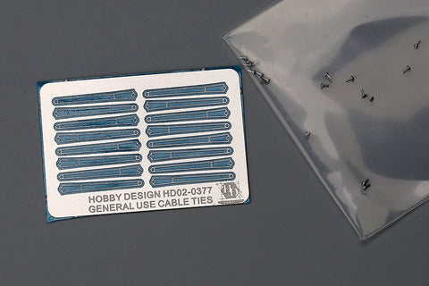 ホビーデザイン HD02-0377 ケーブル結束バンド（エッチングパーツ+メタルパーツ）