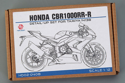 ホビーデザイン HD02-0408 1/12 ホンダ CBR1000RR-R ディティールアップセット (タミヤ14138用)（エッチングパーツ+メタルパーツ+メタルロゴ）
