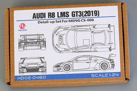 ホビーデザイン HD02-0460 1/24 アウディ R8 LMS GT3 2019 ディティールアップセット(モンモデルCS-006用)(エッチングパーツ+メタル+レジン)