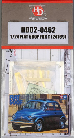 ホビーデザイン HD02-0462 1/24 フィアット500F(タミヤ24169用）（PE+レジン）