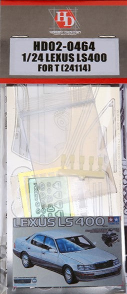 ホビーデザイン HD02-0464 1/24 レクサス LS400(タミヤ24114用)（PE+レジン）