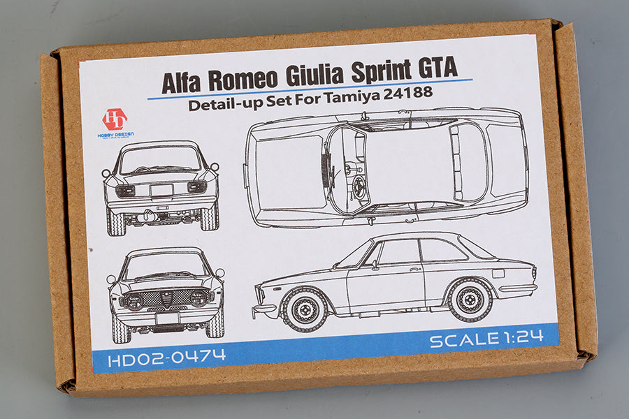ホビーデザイン HD02-0474 1/24 アルファロメオ ジュリア スプリント