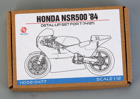 ホビーデザイン HD02-0477 1/12 ホンダ NSR500 '84 ディテールアップセット  T用 (14121)  （PE+メタルパーツ+レジン）