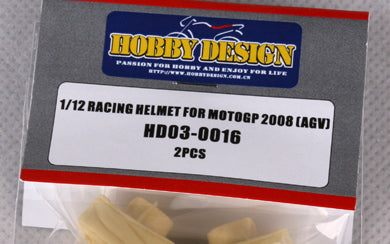 ホビーデザイン HD03-0016 1/12 レーシング MOTOGP 2008 ヘルメット(AGV)