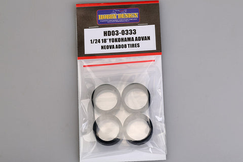 ホビーデザイン HD03-0333 1/24 18インチ ヨコハマ アドバン ネオバ AD08 タイヤ