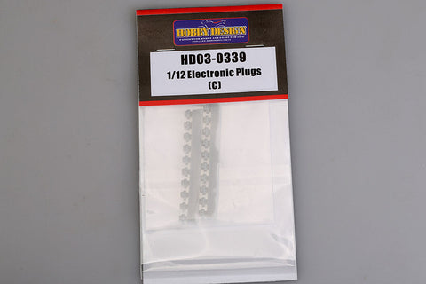 ホビーデザイン HD03-0339 1/12 エレクトリックプラグセット(C)