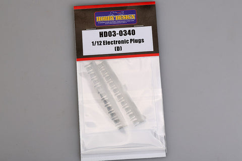 ホビーデザイン HD03-0340 1/12 エレクトリックプラグセット (D)