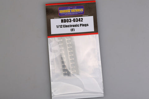 ホビーデザイン HD03-0342 1/12 エレクトリックプラグセット (F)