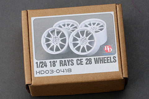 ホビーデザイン HD03-0418 1/24 18インチ レイズ CE28 ホイール
