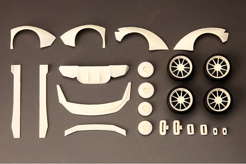 ホビーデザイン HD03-0485 1/24 LB-Works ランボルギーニ ウラカン (アオシマ用) (レジン+エッチングパーツ+デカール)