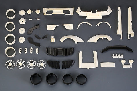 ホビーデザイン HD03-0500 1/24 LBワークス ランボルギーニ ムルシェラゴ LP670 トランスキット(アオシマ用) (レジン+エッチングパーツ+デカール+メタルロゴ)