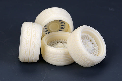 ホビーデザイン HD03-0503 1/24 18インチ BBS-RS ホイール & タイヤ For Jdm シリーズ