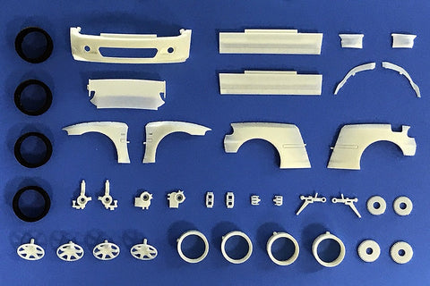 ホビーデザイン HD03-0506 1/24 RB Pandem ホンダ EG6 ワイドボディキット(ハセガワ用) ホンダ EG-6 シビック (レジン+エッチングパーツ+デカール)