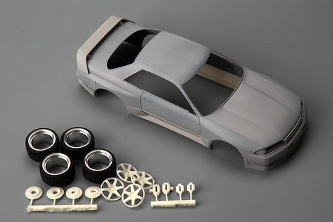 ホビーデザイン HD03-0520 1/24 日産 R32 トラスト グレッディ & グレーサー エアロ ディティールアップセット (タミヤ用) R32(24090)(レジン+エッチングパーツ+デカール)