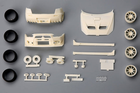 ホビーデザイン HD03-0524 1/24 三菱 ランサー エボリューション X FQ-400 (アオシマ用)(レジン+エッチングパーツ+デカール+メタルロゴ)