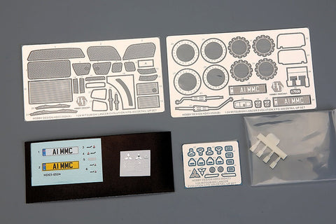 ホビーデザイン HD03-0524 1/24 三菱 ランサー エボリューション X FQ-400 (アオシマ用)(レジン+エッチングパーツ+デカール+メタルロゴ)