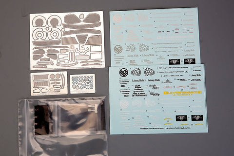 ホビーデザイン HD03-0530 1/24 LB-Works フェラーリ 430 ワイドボディキット(フジミ用) (レジン+メタルホイール+エッチングパーツ+デカール+メタルパーツ+メタルパーツ)