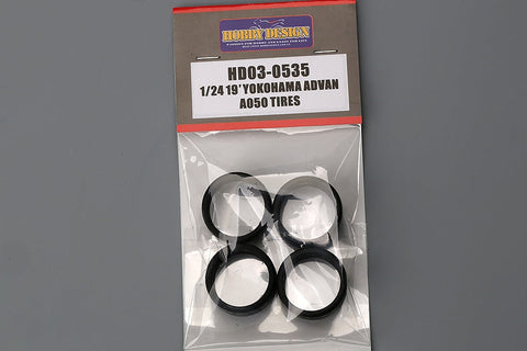ホビーデザイン HD03-0535 1/24 19インチ ヨコハマ アドバン A050 タイヤ