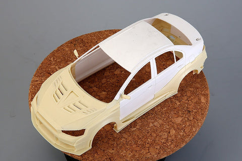 ホビーデザイン HD03-0539 1/24 Varis 三菱 ランサーエボリューションX ワイドボディキット (アオシマ用) (レジン+エッチングパーツ+デカール+メタルパーツ)
