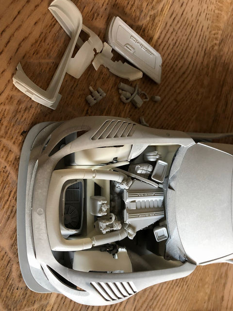 ホビーデザイン HD03-0548 1/24 メルセデス AMG GT3 ドア&エンジン ディティールキット(レジン+エッチングパーツ+メタルロゴ+メタルパーツ)