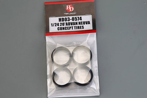 ホビーデザイン HD03-0574 1/24 20インチ アドバン ネオバ コンセプト タイヤ