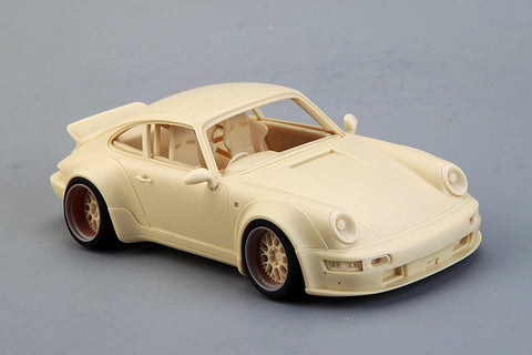 ★限定40％OFF★ホビーデザイン HD03-0600 1/24 RWB ポルシェ 964 (テールウイング) (Ver.A) フルディティールキット (レジン+エッチングパーツ+デカール+メタルホイール+メタルパーツ+メタルロゴ)