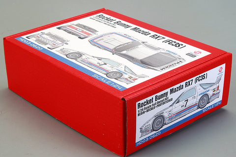 ★限定40％OFF★ホビーデザイン HD03-0620 1/24 ロケットバニー マツダ RX7(FC3S) フルディティールキット (レジン+エッチングパーツ+デカール+メタルホイール+メタルパーツ+メタルロゴ)