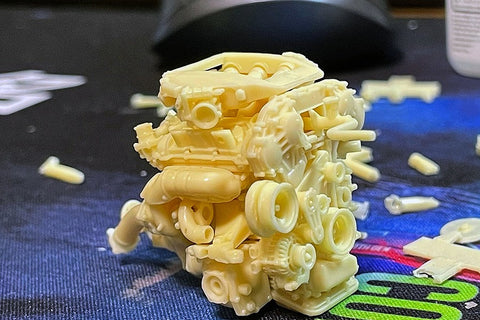 ホビーデザイン HD03-0638 1/24 日産 R35エンジン (VR38DETT) ディティールセット