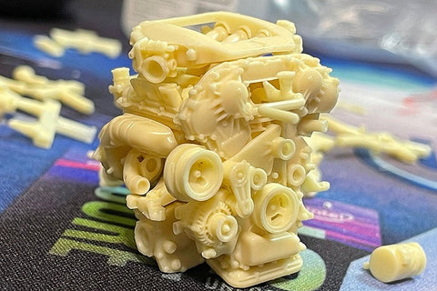 ホビーデザイン HD03-0638 1/24 日産 R35エンジン (VR38DETT) ディティールセット