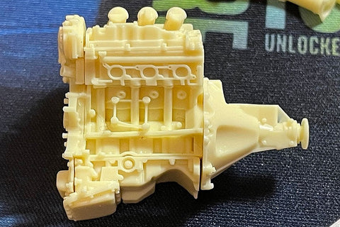 ホビーデザイン HD03-0638 1/24 日産 R35エンジン (VR38DETT) ディティールセット