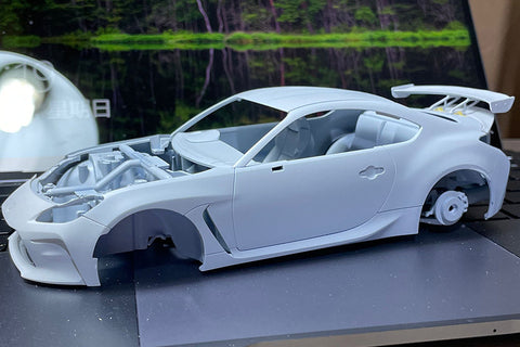 ホビーデザイン HD03-0640 1/24 GR86 HKS ウイング (レジン+エッチングパーツ+メタルパーツ)