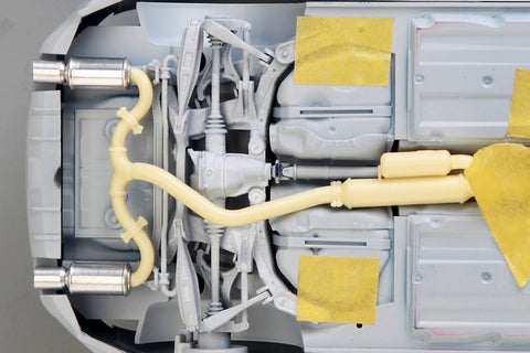 ホビーデザイン HD03-0641 1/24 GR86 HKS エキゾーストパイプ(レジン+メタルパーツ)