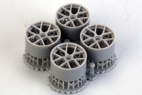 ホビーデザイン HD03-0674  1/24 18' BBS F1-R センターロックホイール（3Dプリント）(レジン+デカール )