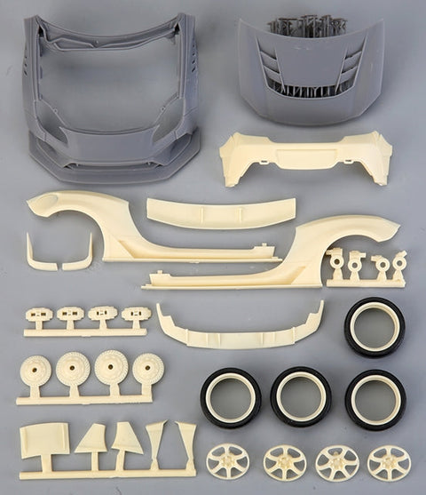 ホビーデザイン HD03-0676 1/24 ヴァリス GR86 ワイドボディ ディテールアップパーツ タミヤ（24361）用（レジン+PE+メタルパーツ+デカール）