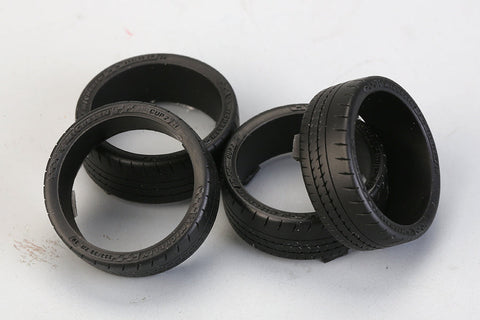 ホビーデザイン HD03-0677 1/24 20インチ ミシュラン パイロットスポーツ カップ2-R タイヤ（ナロー）