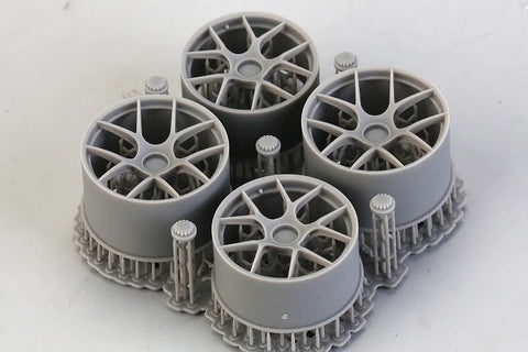 ホビーデザイン HD03-0681 1/24 ポルシェ 911 GT3 RS ホイールセット (1)