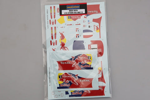 ホビーデザイン HD04-0079 1/24 シトロエン DS3 WRC'12 デカール