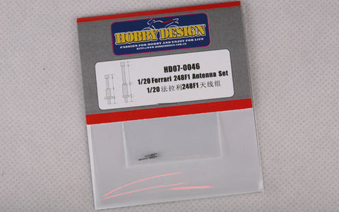 ホビーデザイン HD07-0046 1/20 フェラーリ 248F1 アンテナセット