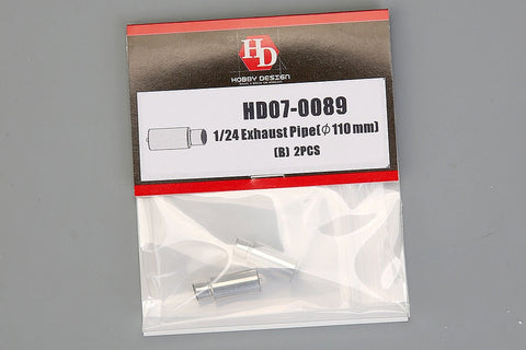 ホビーデザイン HD07-0089 1/24 エキゾーストパイプ（φ110mm）B