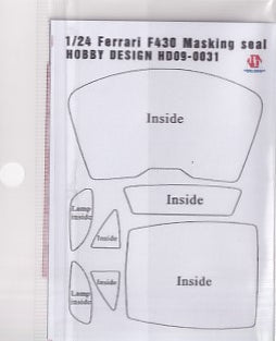 ホビーデザイン HD09-0031 1/24 フェラーリ F430 マスキングシール
