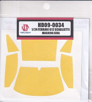 ホビーデザイン HD09-0034 1/24 フェラーリ 612 スカリエッティ マスキングシール