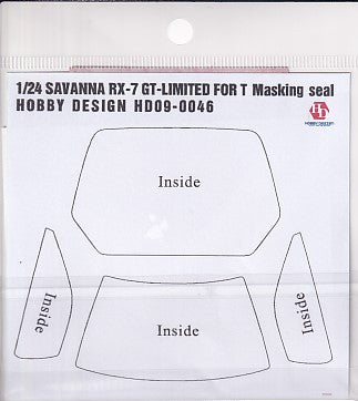 ホビーデザイン HD09-0046 1/24 サバンナ RX-7 GT-Limited(タミヤ24060用 FC)マスキングシール