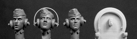 ホーネット HGH26 1/35 ドイツ軍ヘッド WWII 戦車兵 略帽