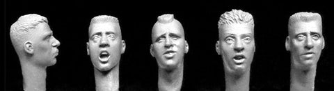 ホーネット HH33 1/35 ベアヘッド 超短髪（サイドかりあげ）ヘッド