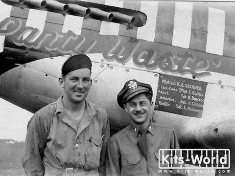 キッツワールド KW132027 1/32 WWII アメリカ空軍 P-51D マスタング 第20戦闘群 第79戦闘飛行隊 `Panty Waste` & `E.K.and Jay Bee / Suzanne
