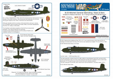 キッツワールド KW132047 1/32 2種類のプロペラデカール, 2種類のプロペラ 警告マーク