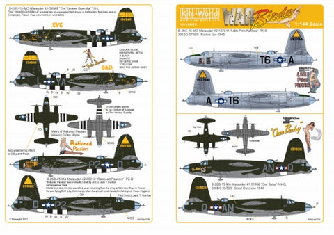 キッツワールド KW144018 1/144 アメリカ陸軍 P-26 マローダー デカールセット