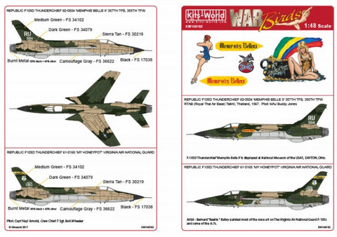 キッツワールド KW148162 1/48 アメリカ空軍 F-105D サンダーチーフ ミグキラー