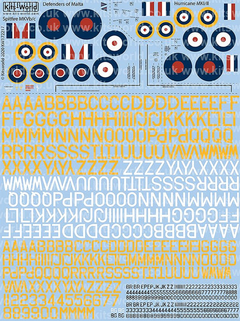 キッツワールド KW172217 1/72 ディフェンダー・オブ・マルタ 1941-43